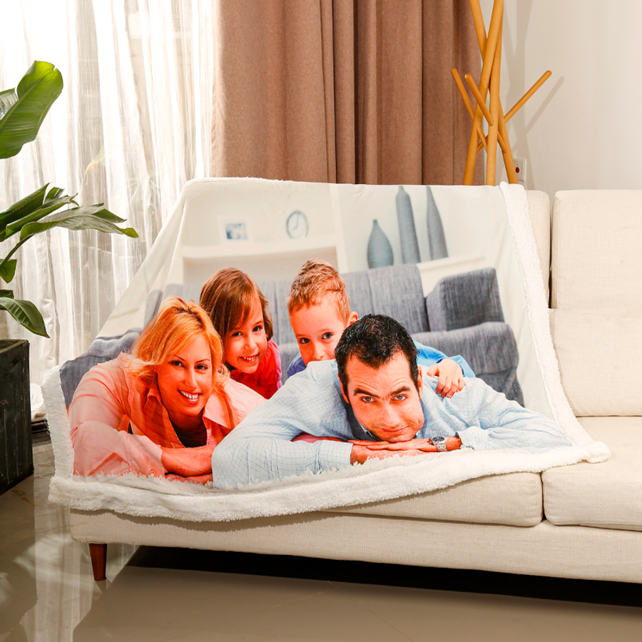 Sherpa Blanket - Custom Aprons Now