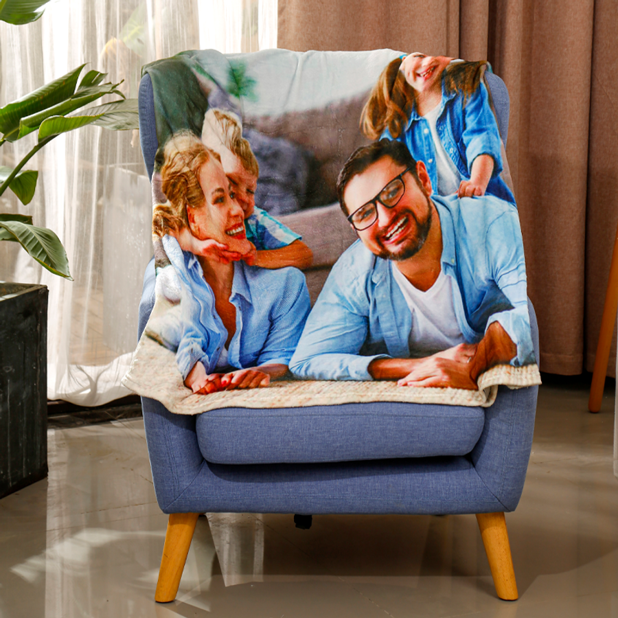 Plush Fleece Blanket - Custom Aprons Now