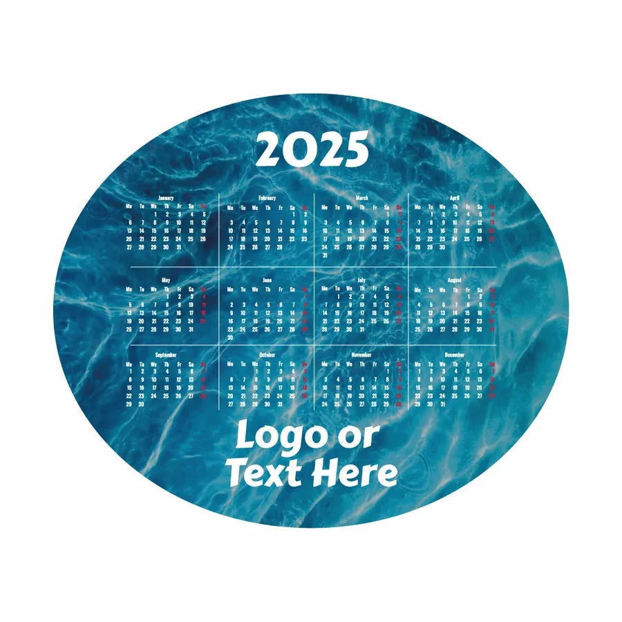 Nautical Calendar Mouse Pad - Table Covers Now