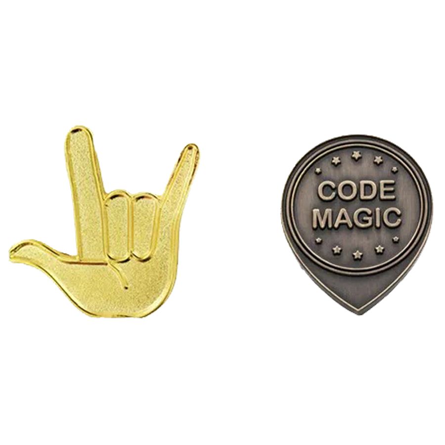 Metal Badge Stickers - Custom Aprons Now