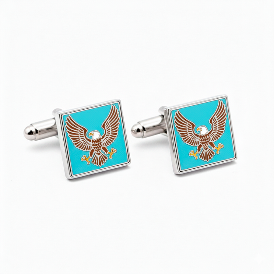Hard Enamel Cufflinks - Table Covers Now