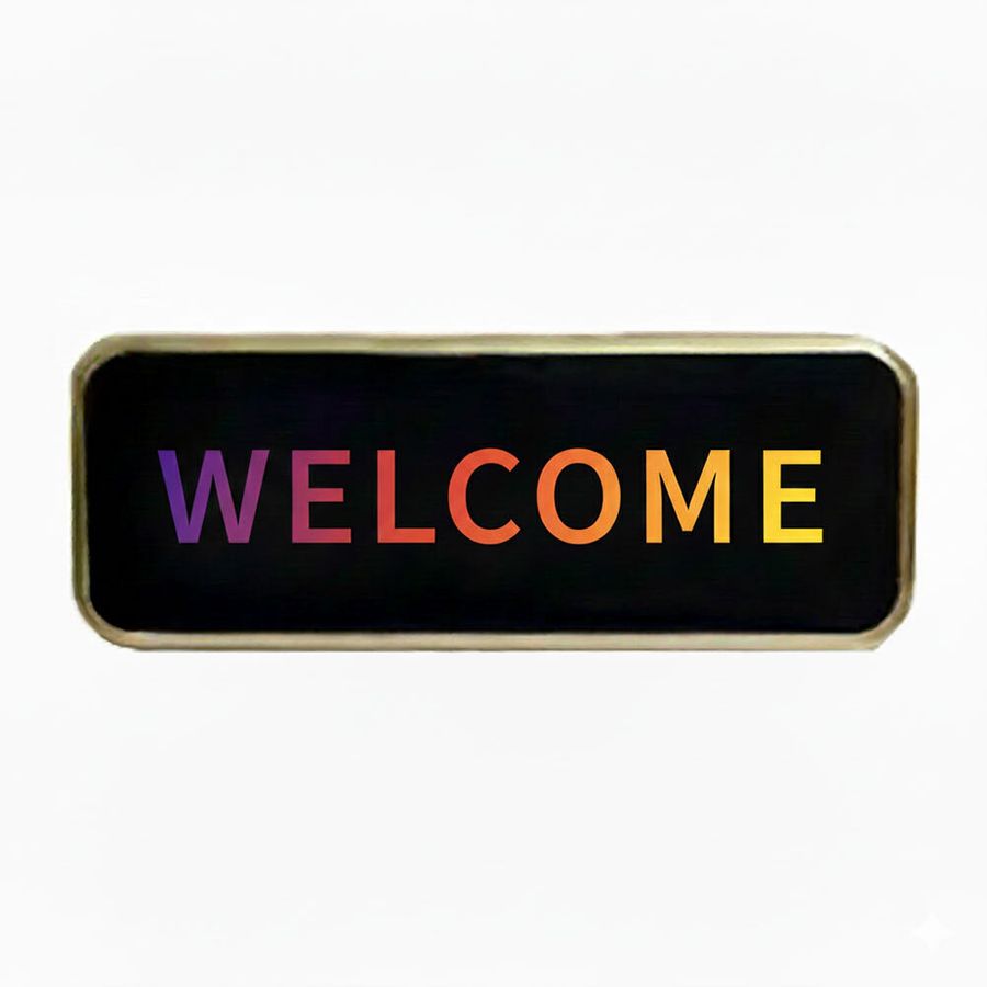 LED Name Badges - Custom Aprons Now