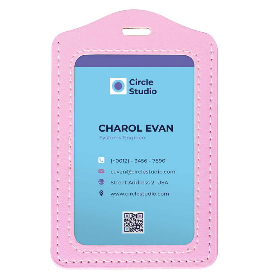 Custom PU Badge Holders - Table Covers Now