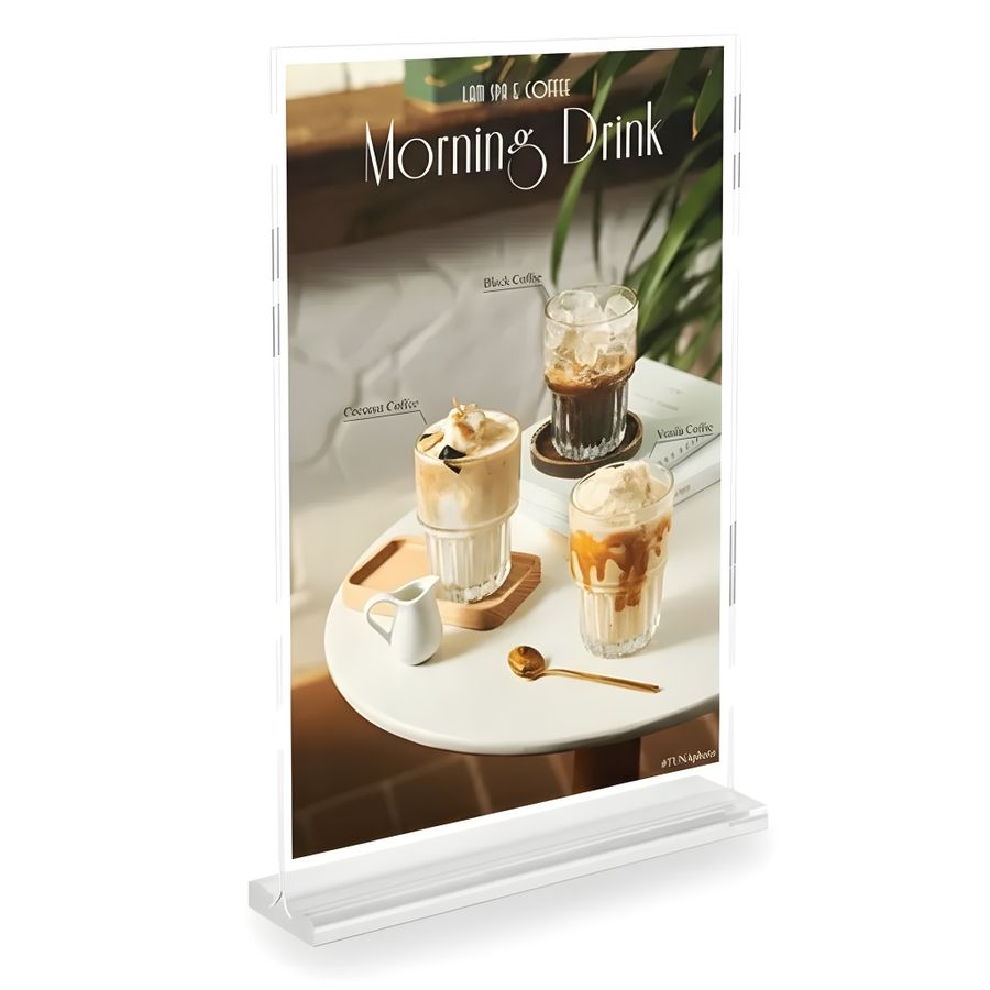 Acrylic Display Menus - Custom Aprons Now