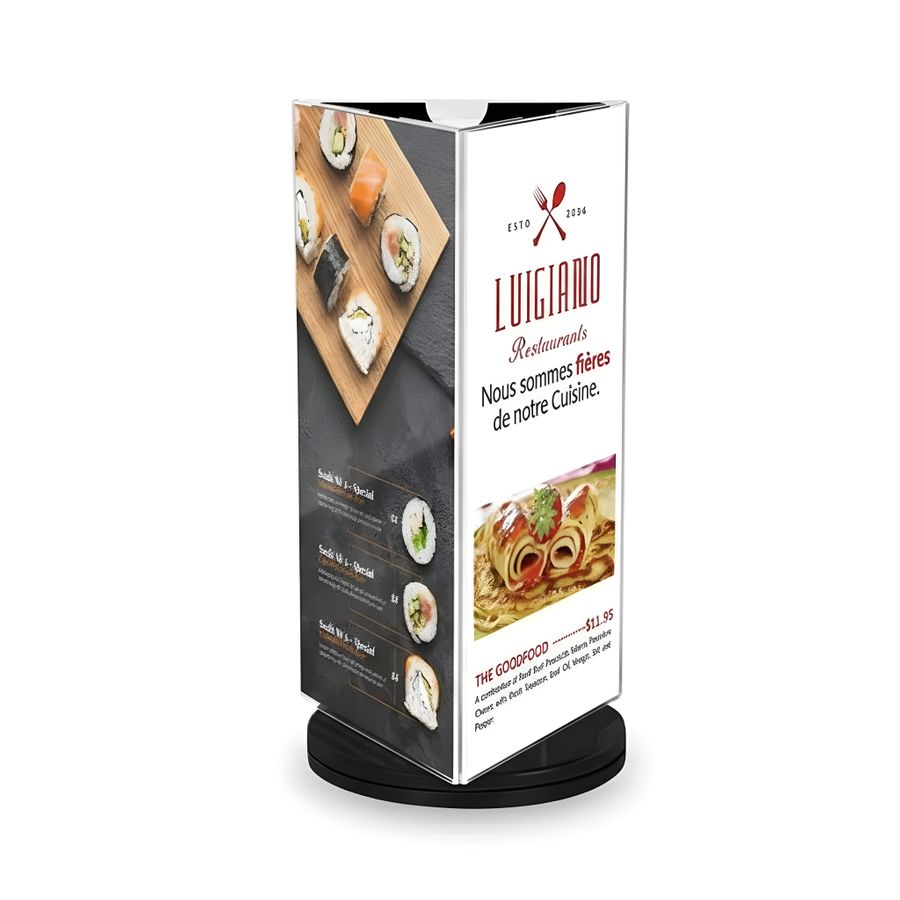 Rotating Menus - Custom Aprons Now
