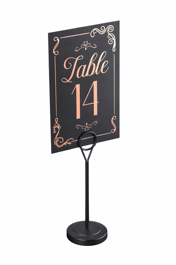 Paper Table Numbers - Custom Aprons Now