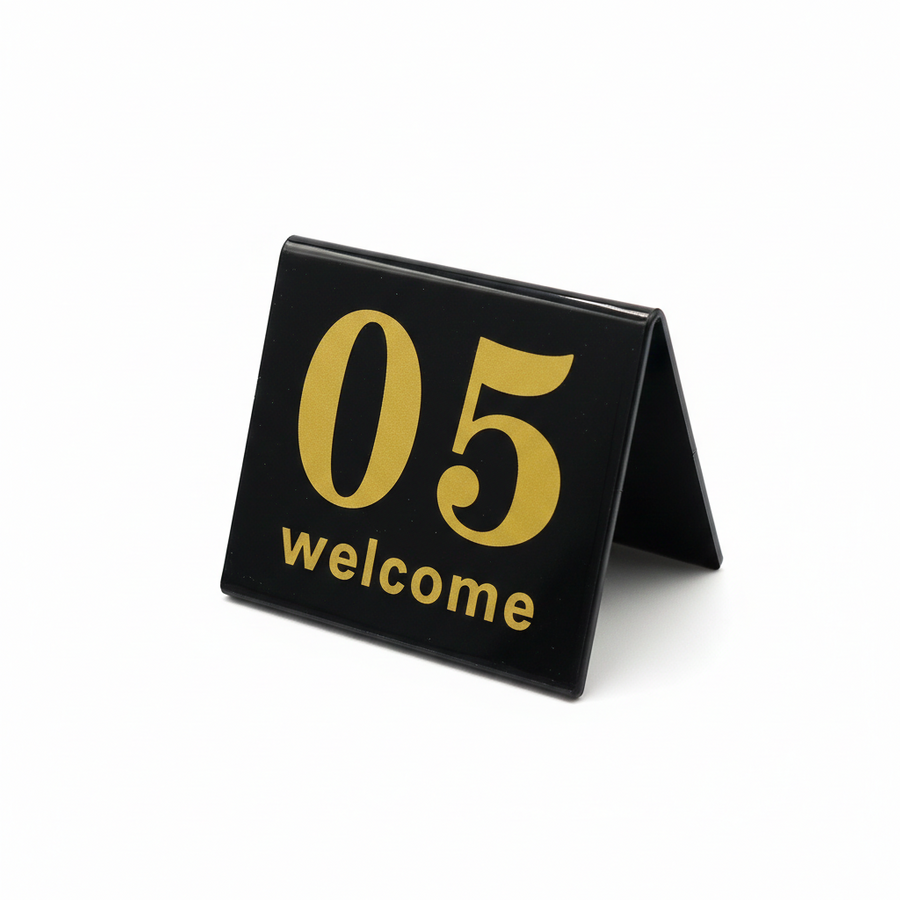 Tent Table Numbers - Custom Aprons Now