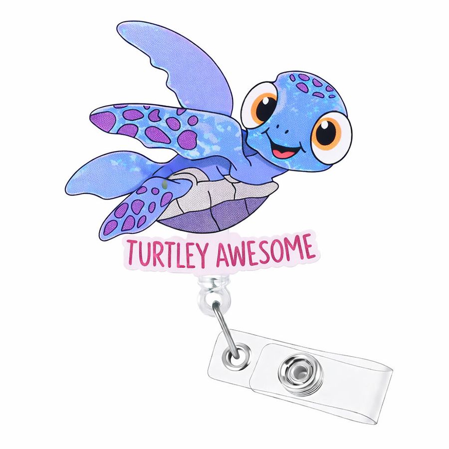 Custom Shape Acrylic Badge Reel - Custom Aprons Now