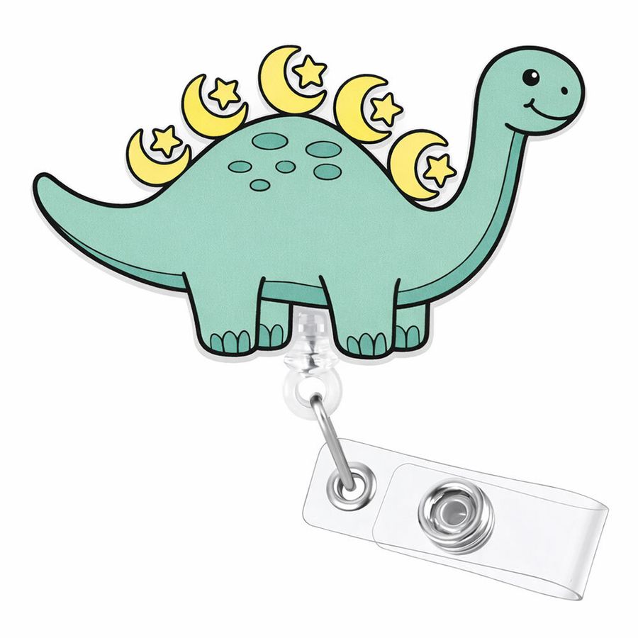 Custom Shape Acrylic Badge Reel - Custom Aprons Now