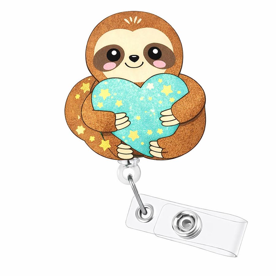 Custom Shape Acrylic Badge Reel - Custom Aprons Now