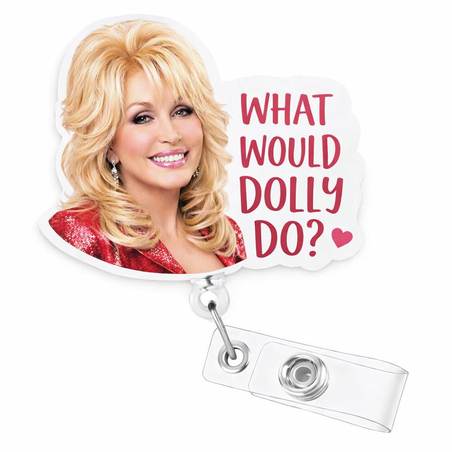 Custom Shape Acrylic Badge Reel - Custom Aprons Now