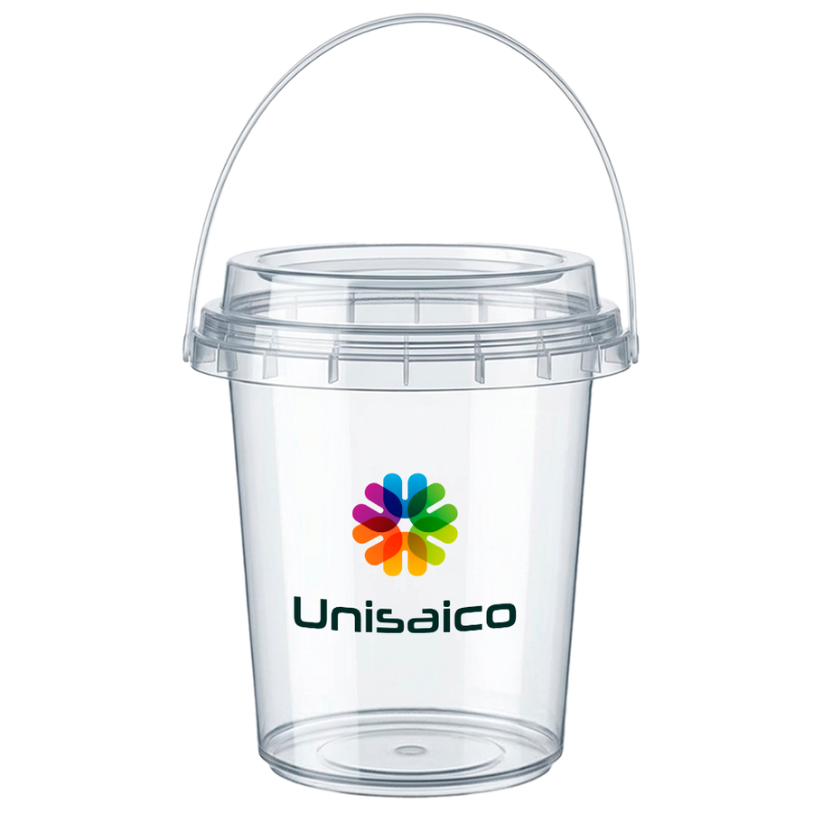 Premium Transparent Drink Buckets - Custom Aprons Now