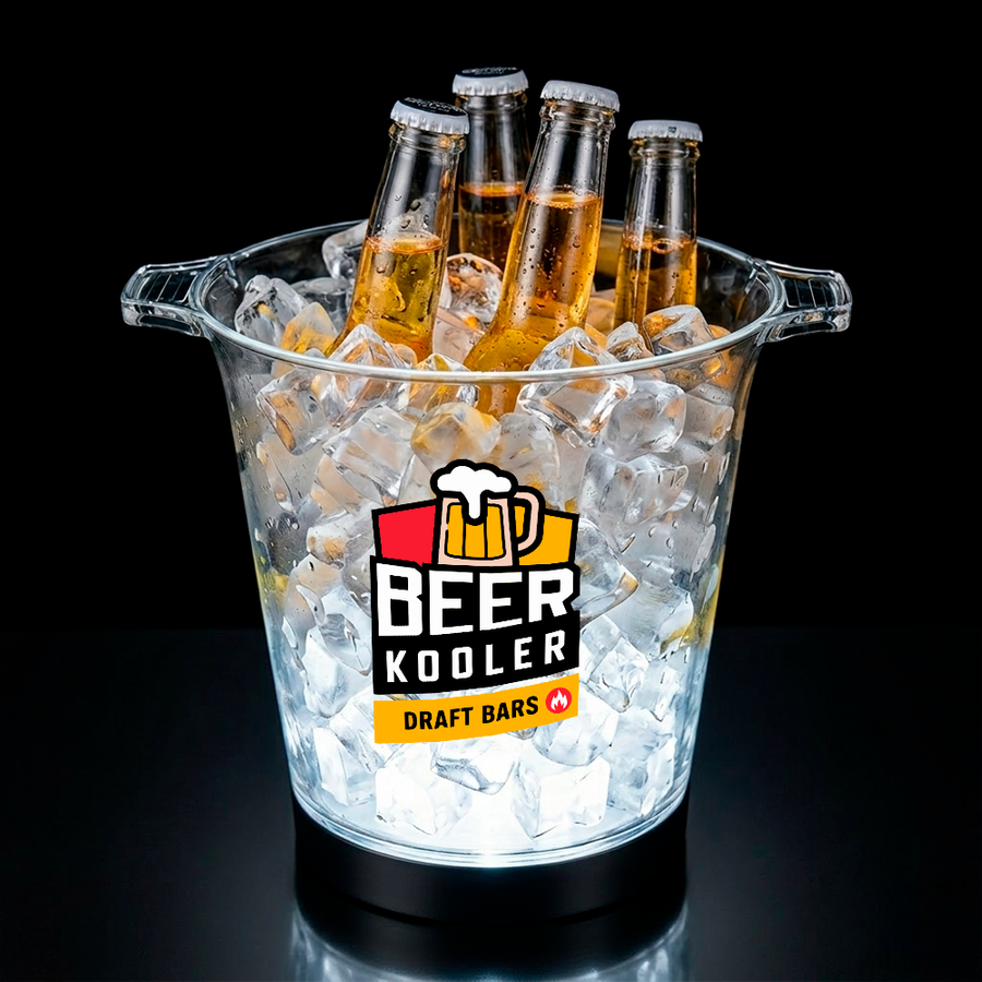 Multi-Color Light-Up Drink Buckets - Custom Aprons Now