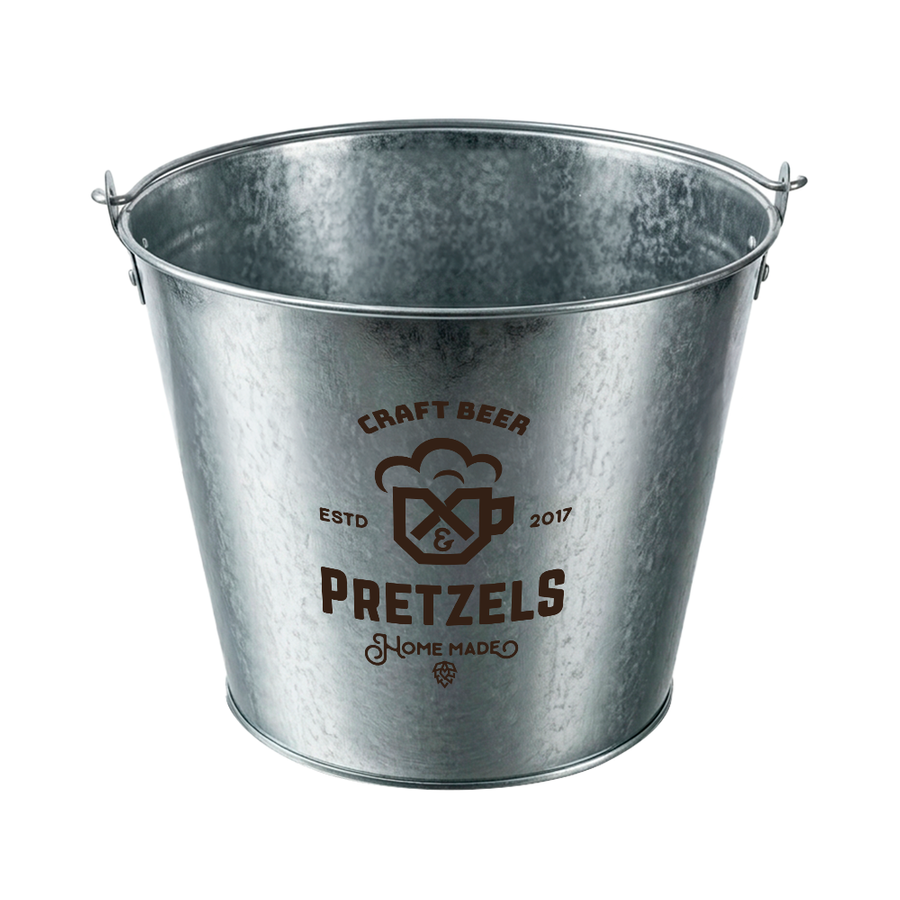 Tinplate Beer Buckets & Opener Combo - Custom Aprons Now