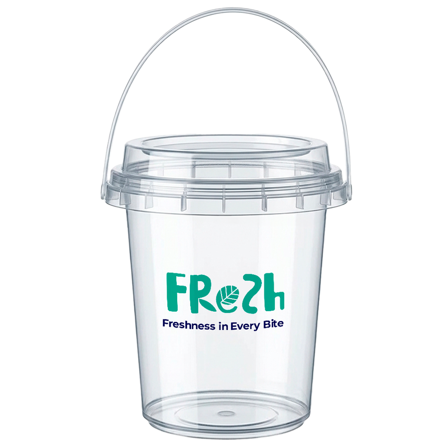 Premium Transparent Drink Buckets - Custom Aprons Now