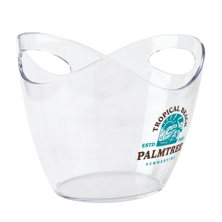 Curved Dual-Handle Drink Buckets - Custom Aprons Now