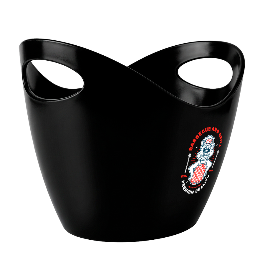 Curved Dual-Handle Drink Buckets - Custom Aprons Now