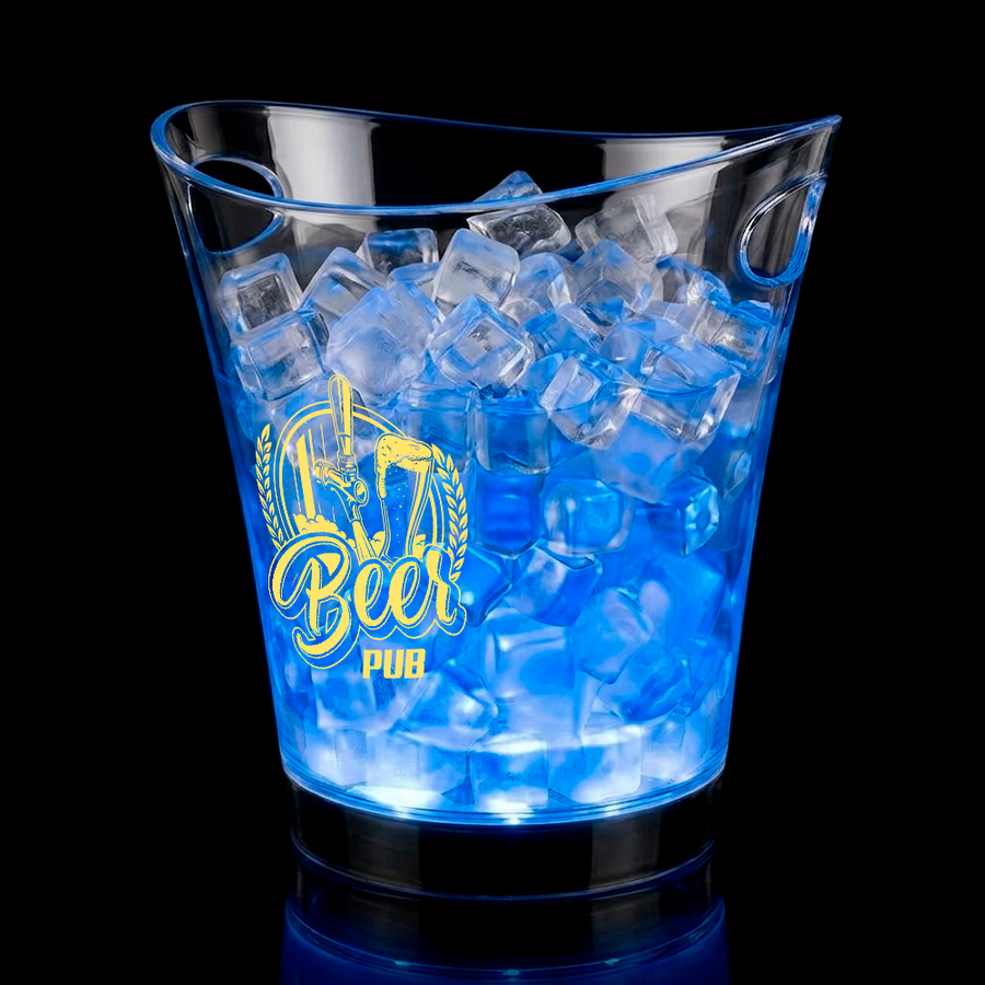 Classic Light-Up Drink Buckets - Custom Aprons Now