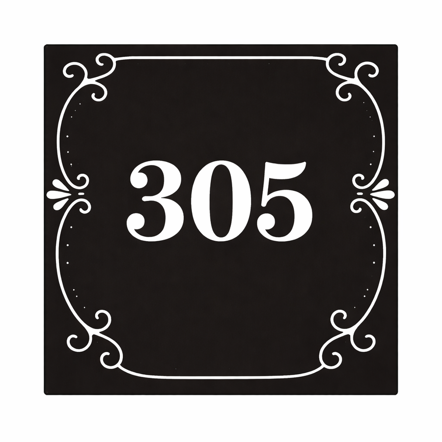 Bespoke Door Number Plates - Custom Aprons Now