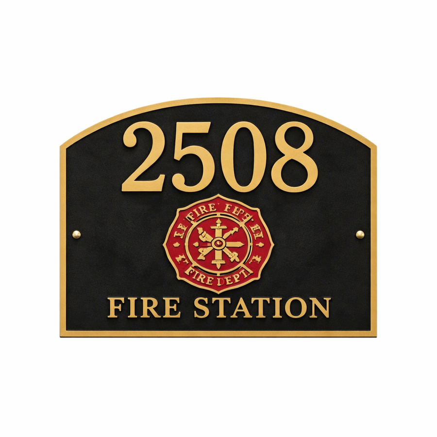 Cast Metal House Signs - Custom Aprons Now