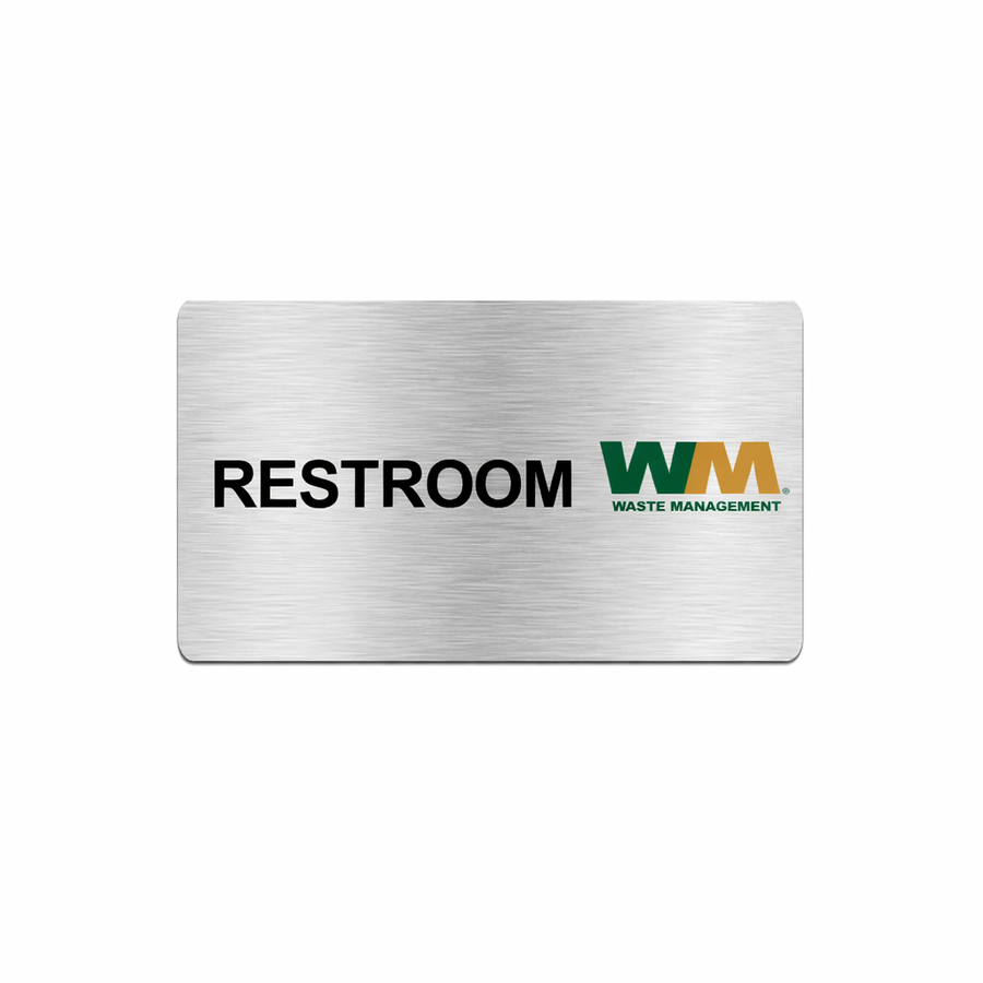 Stainless Steel Door Signs - Custom Aprons Now