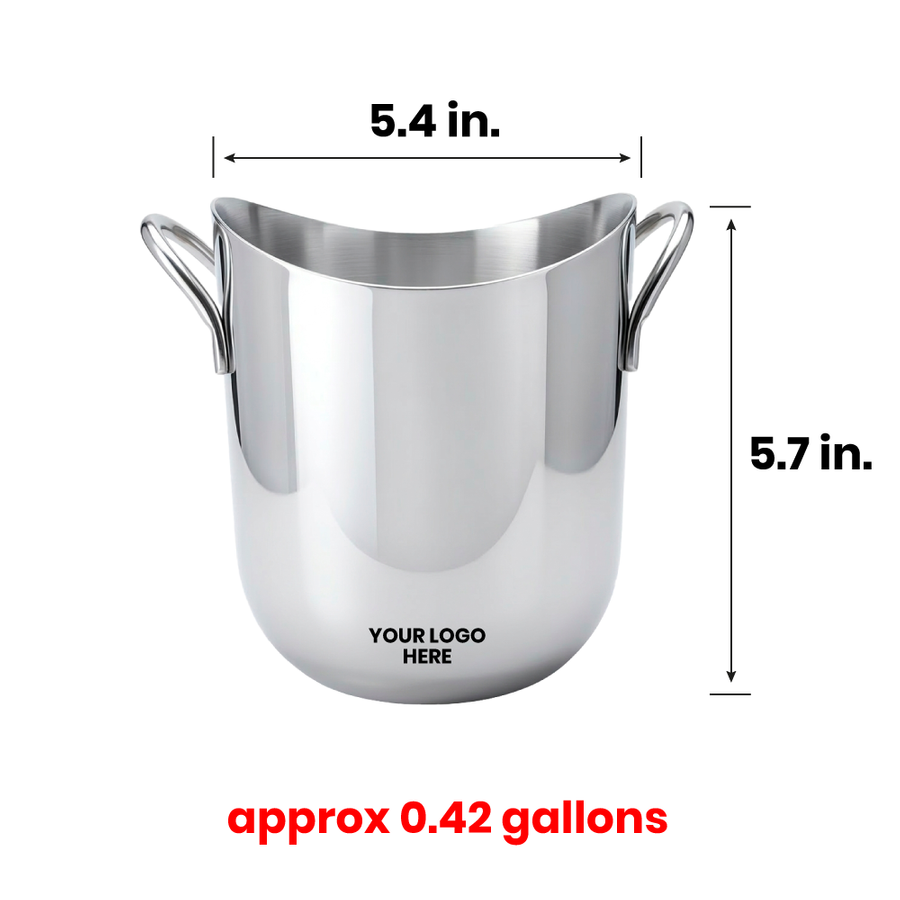 Stainless Steel Party Buckets - Custom Aprons Now