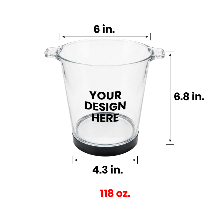 Multi-Color Light-Up Drink Buckets - Custom Aprons Now