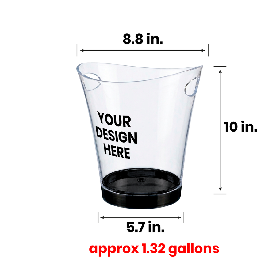 Classic Light-Up Drink Buckets - Custom Aprons Now