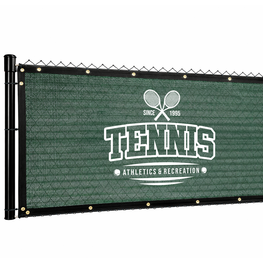 Custom 90% Blockage Fence Screen - Table Covers Now