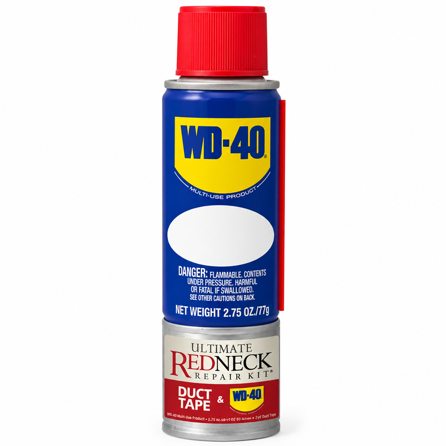Ultimate Fix-All Kits, WD-40 2.75 oz Handy Cans and 6 yards of Duct Tapes - Custom Aprons Now