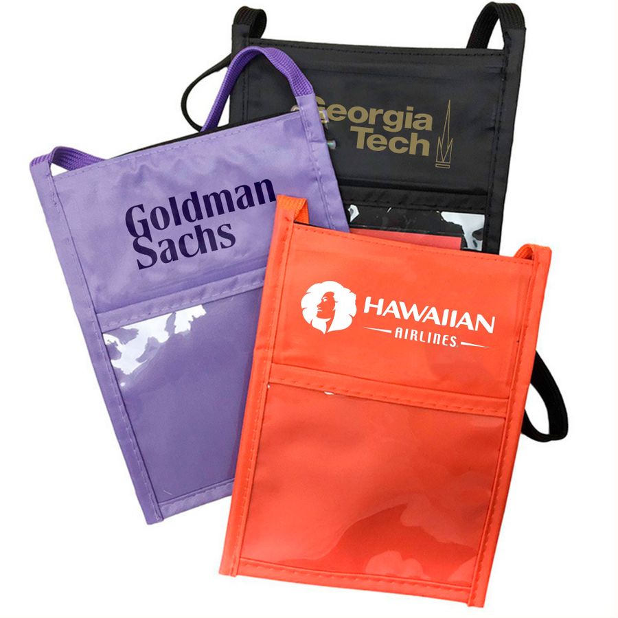Dual Window Neck Wallets - Custom Aprons Now