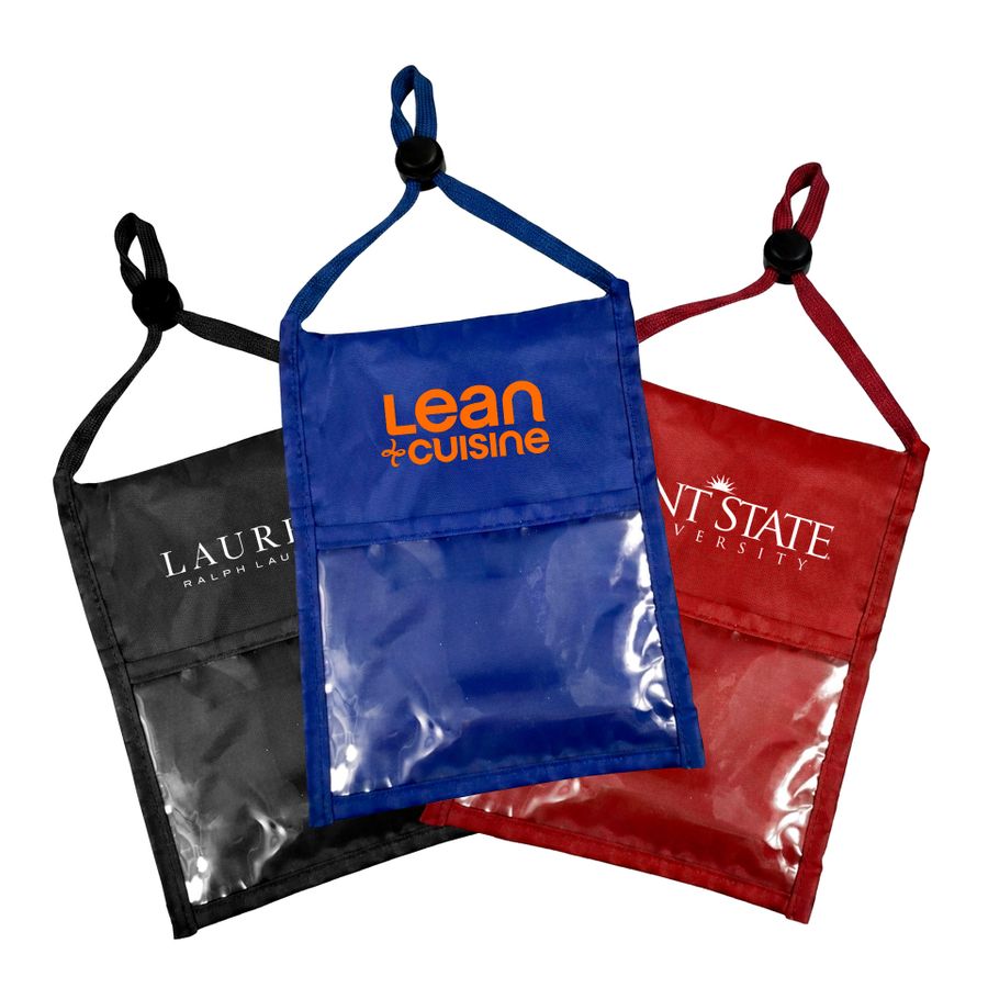 Phone Pocket Neck Wallets - Table Covers Now