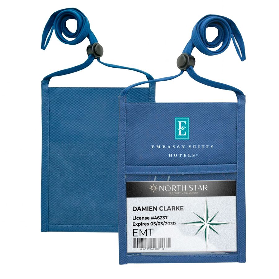 Dual Window Neck Wallets - Custom Aprons Now