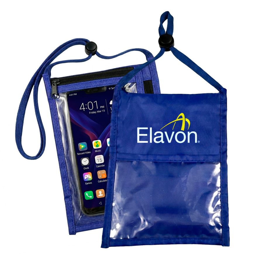 Phone Pocket Neck Wallets - Table Covers Now