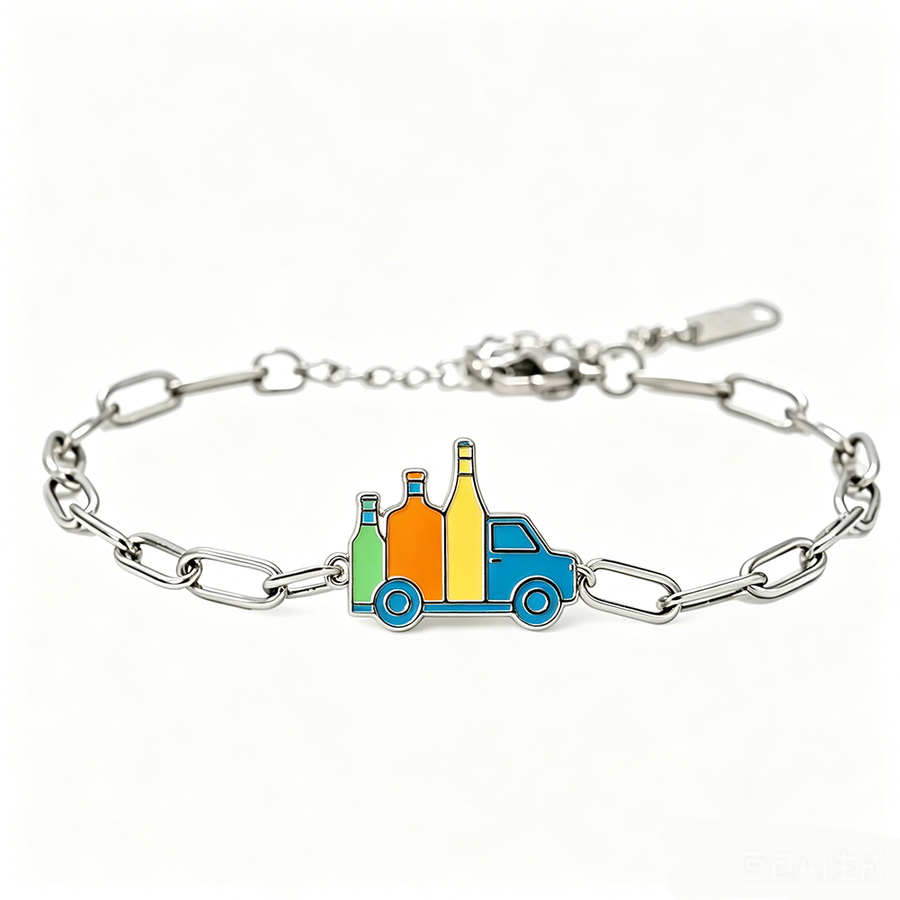 Hard Enamel Charm Bracelets - Custom Aprons Now