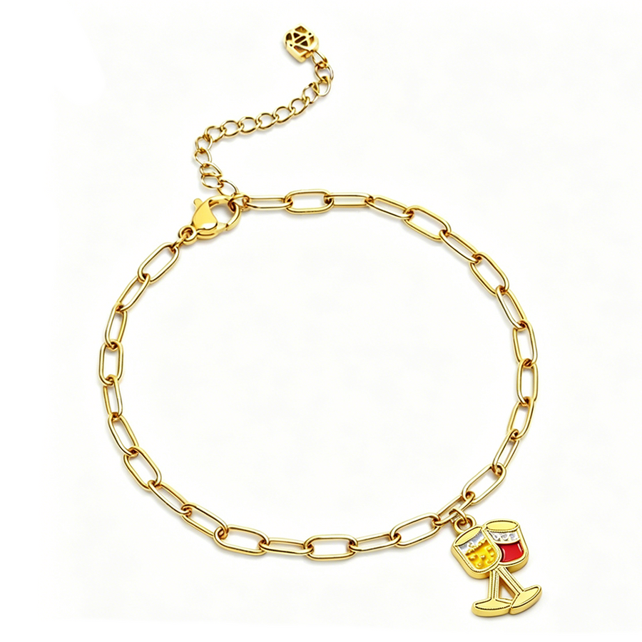 Soft Enamel Charm Bracelets - Custom Aprons Now