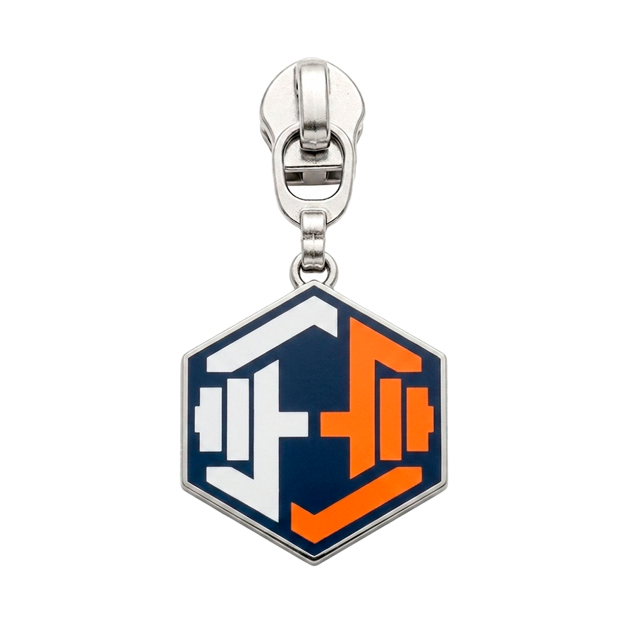 Offset Printing Metal Zipper Pullers - Custom Aprons Now