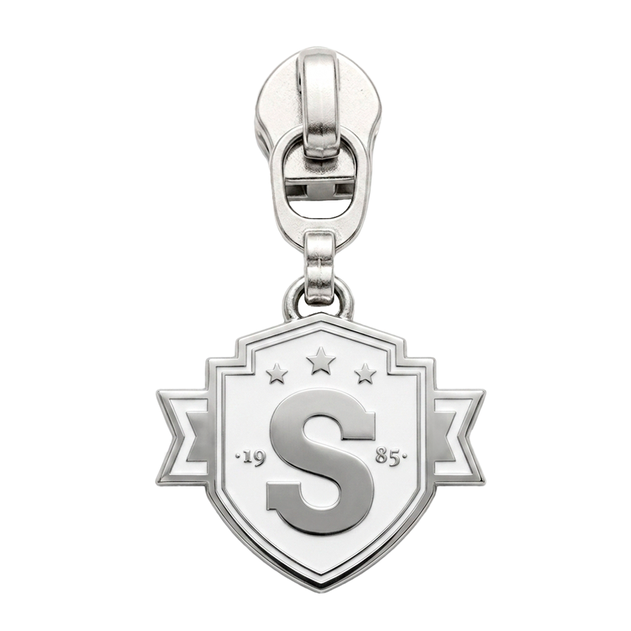Hard Enamel Metal Zipper Pullers - Custom Aprons Now