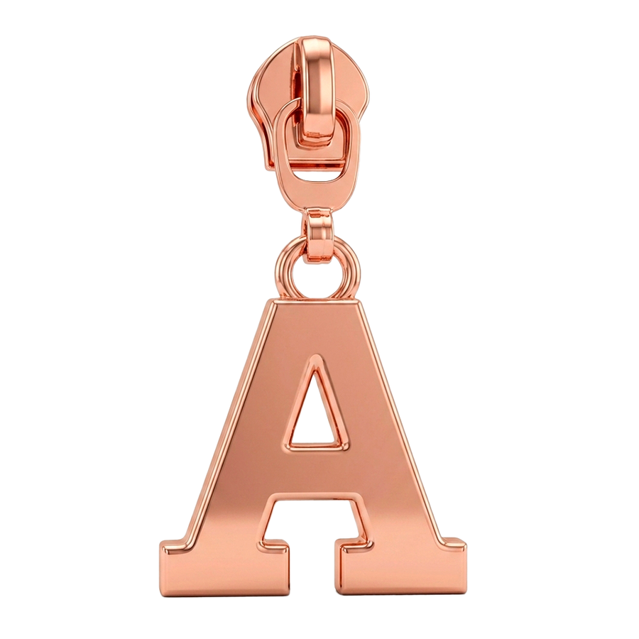 Die Struck Metal Zipper Pullers - Custom Aprons Now