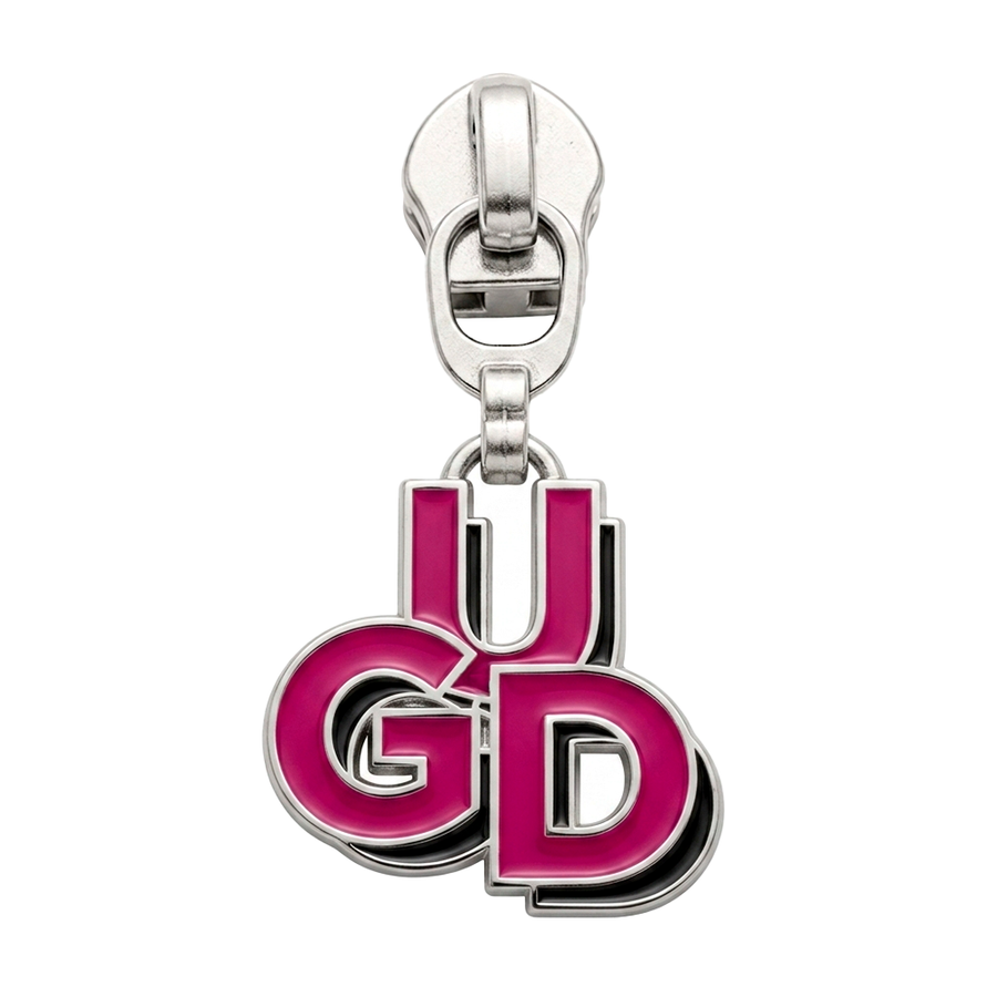Hard Enamel Metal Zipper Pullers - Custom Aprons Now