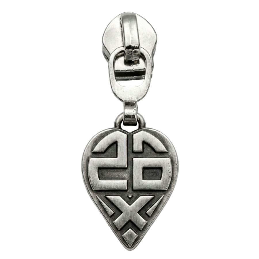 3D Metal Zipper Pullers - Custom Aprons Now