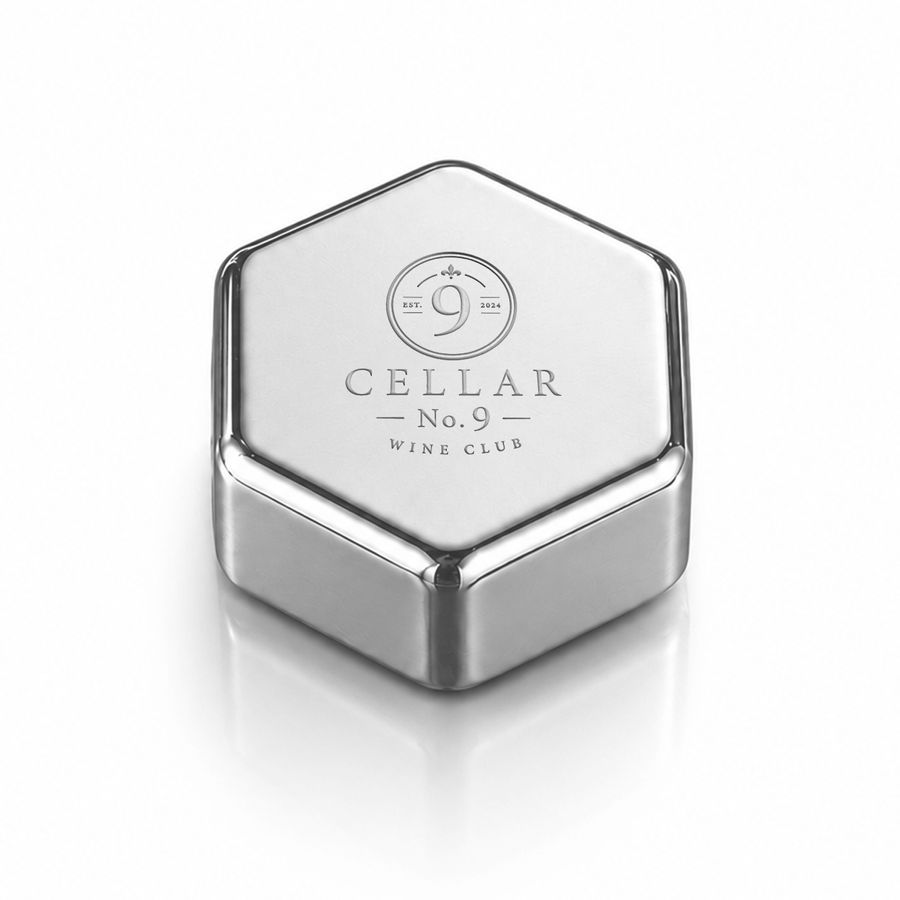 Hexagon Stainless Steel Ice Cubes - Custom Aprons Now