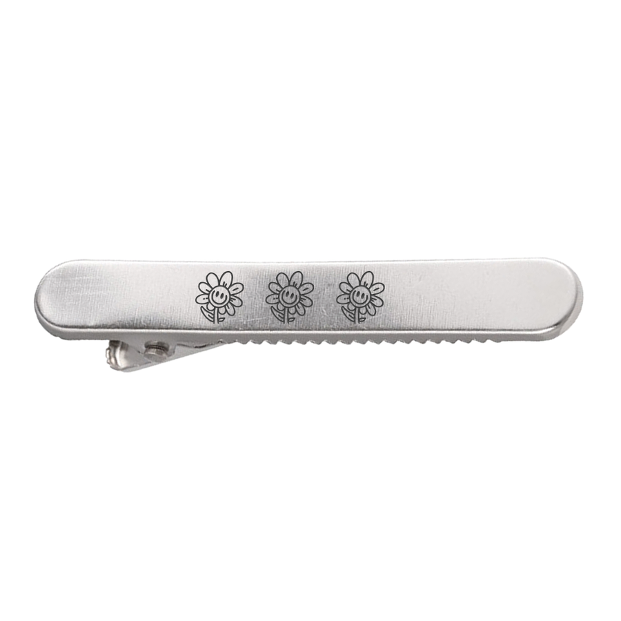 Laser Cut Metal Hair Clips - Custom Aprons Now