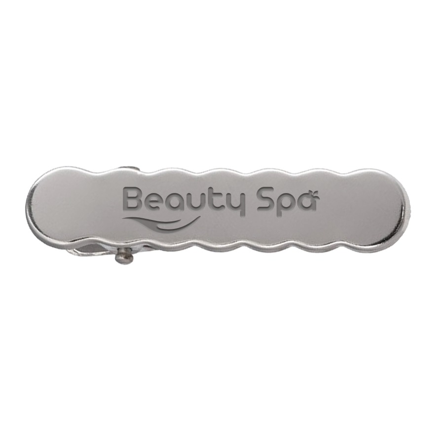 Laser Cut Metal Hair Clips - Custom Aprons Now