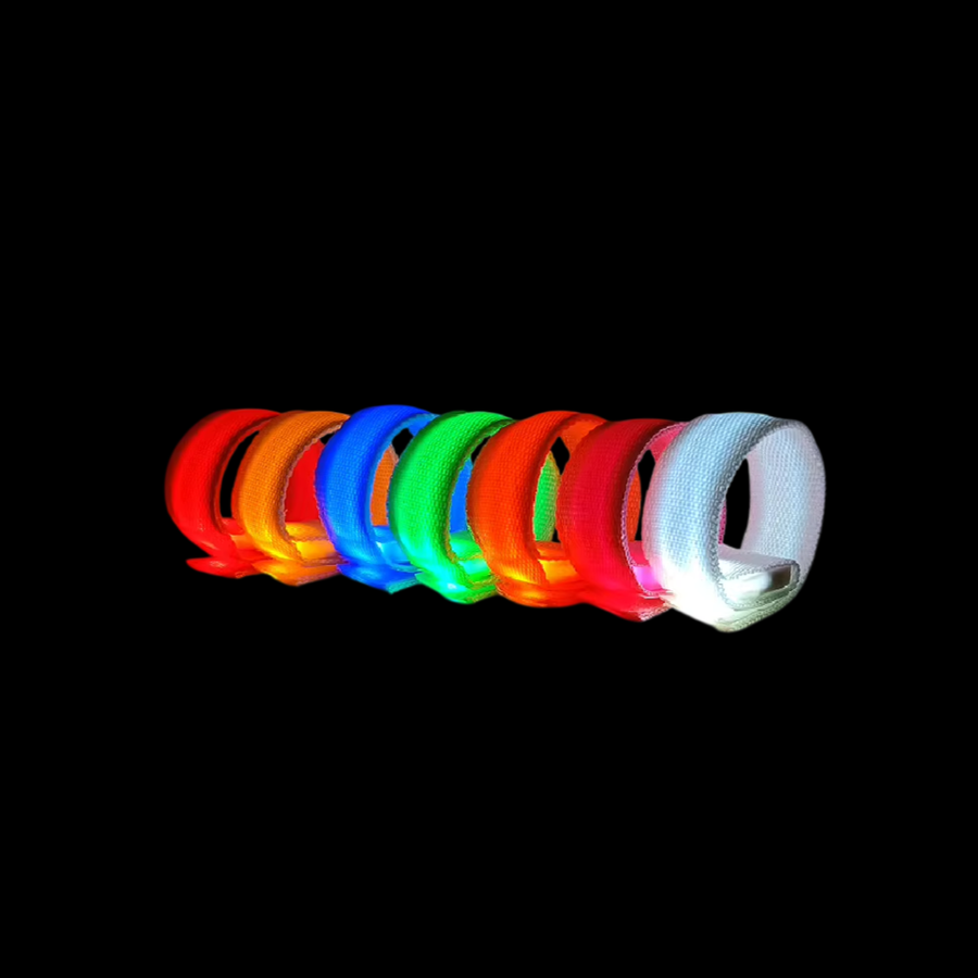 Glow Velcro Wristbands - Custom Aprons Now