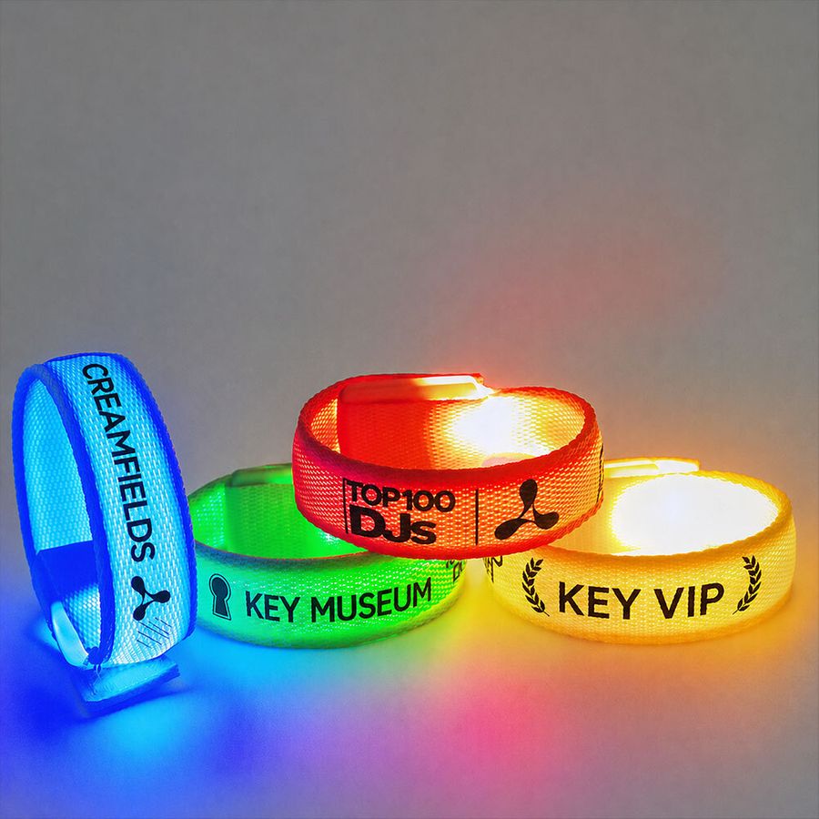 Glow Velcro Wristbands - Custom Aprons Now