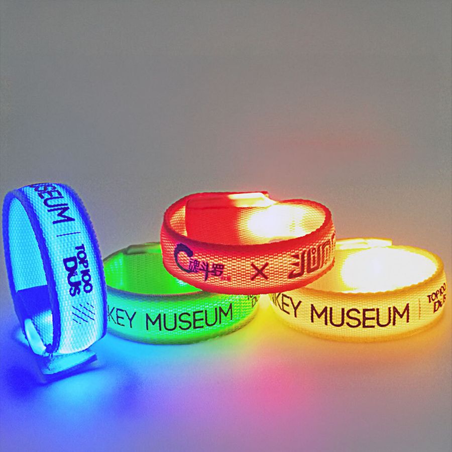 Glow Velcro Wristbands - Custom Aprons Now
