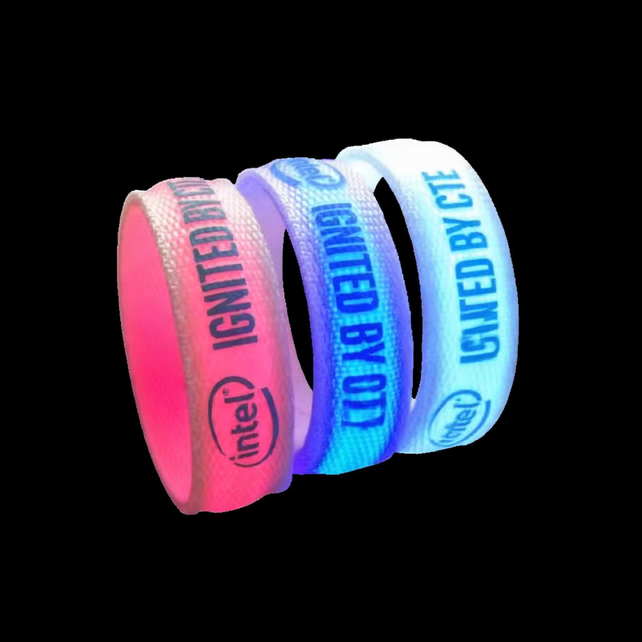Glow Velcro Wristbands - Custom Aprons Now
