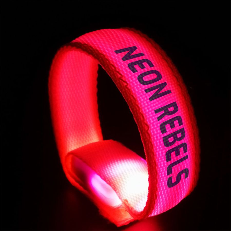Glow Velcro Wristbands - Custom Aprons Now