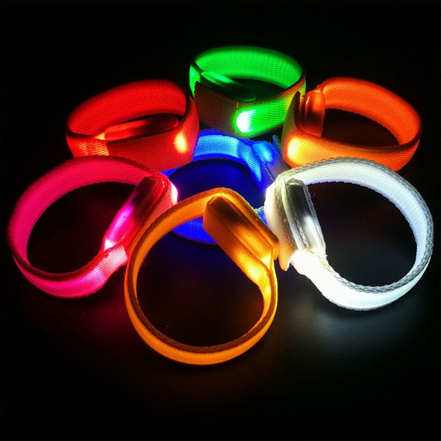 Glow Velcro Wristbands - Custom Aprons Now